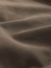 Brown Faux Leather Collared Jacket - Image 13 of 13