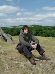 Khaki Green ThermoGen Shower Resistant Wadded Jacket - Image 3 of 6