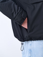 Black ThermoGen Shower Resistant Wadded Jacket - Image 6 of 11