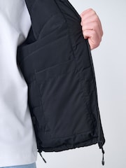 Black ThermoGen Shower Resistant Wadded Jacket - Image 7 of 11