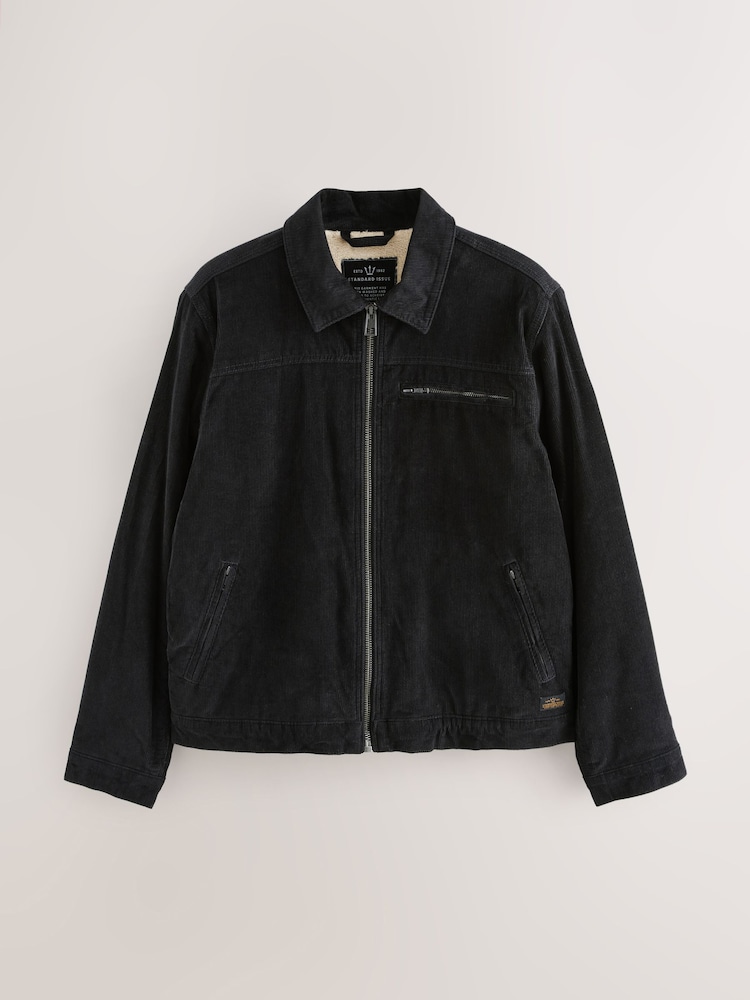 corduroy collar jacket（BLACK BY MOUSSY） Mens Next Black Corduroy 