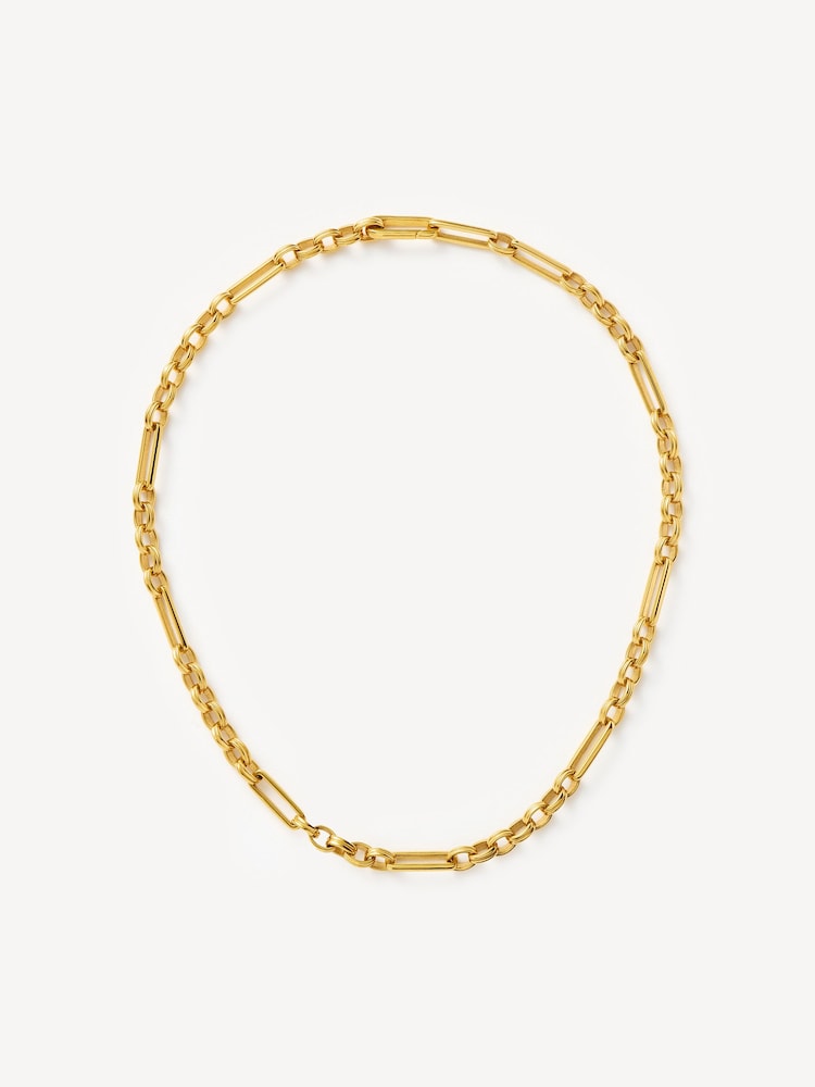 Missoma Gold Tone Axiom Chain Necklace - Image 1 of 6