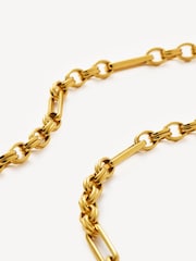 Missoma Gold Tone Axiom Chain Necklace - Image 4 of 6