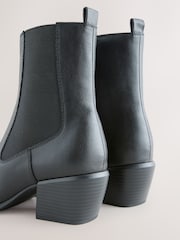 Preto - Botas de cowboy estilo Chelsea Forever Comfort ® Western - Imagem 3 de 5