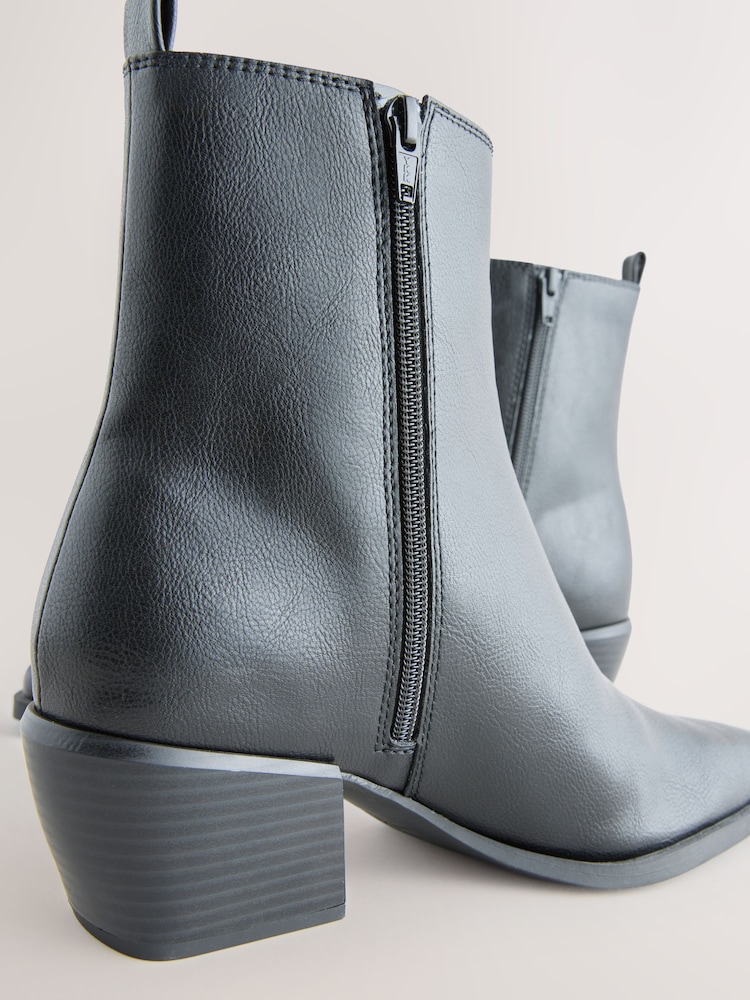 Preto - Botas de cowboy estilo Chelsea Forever Comfort ® Western - Imagem 5 de 5