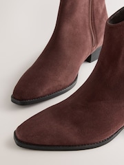 Rojo burdeos - Forever Comfort® Vintage Style Western Ankle Boots - Imagen 5 de 5