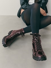 Marrón chocolate - Botas con cordones de Forever Comfort® - Imagen 1 de 9