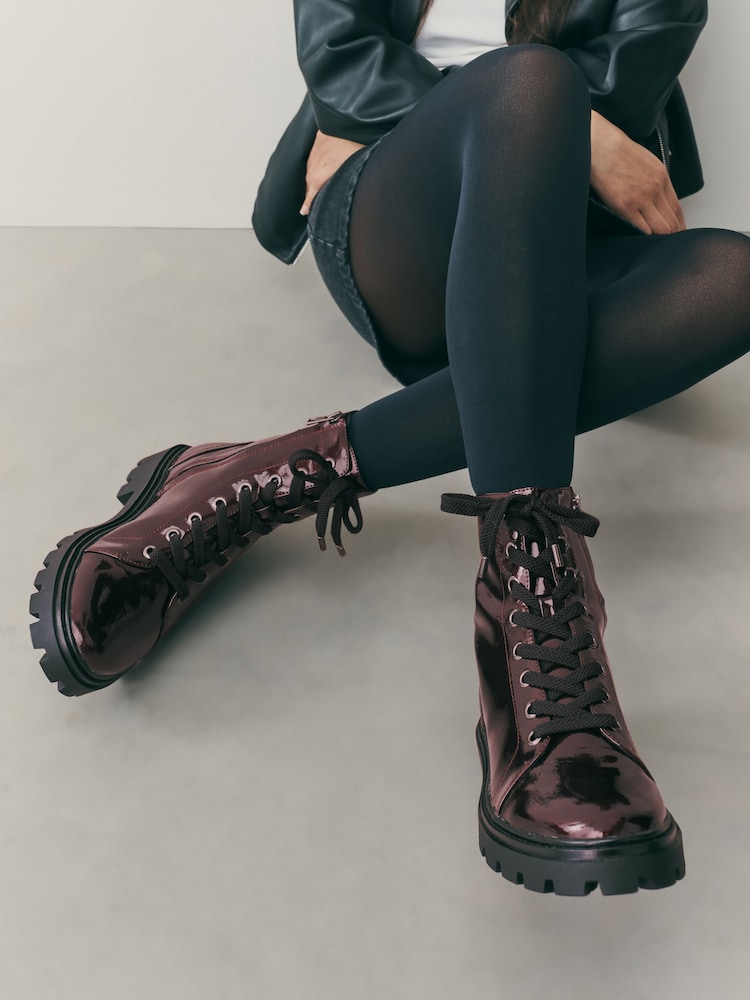 Marrón chocolate - Botas con cordones de Forever Comfort® - Imagen 1 de 9 Marrón chocolate - Botas con cordones de Forever Comfort® - Imagen 1 de 9