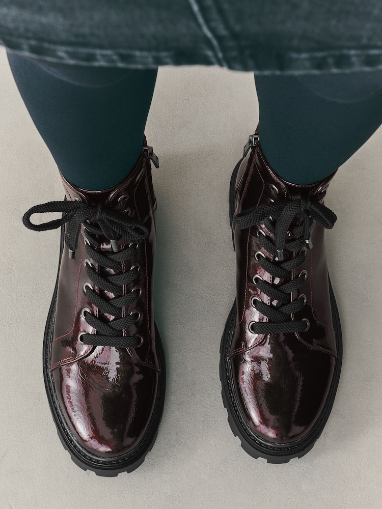 Marrón chocolate - Botas con cordones de Forever Comfort® - Imagen 2 de 9
