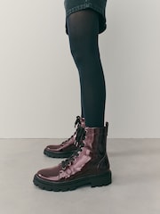 Marrón chocolate - Botas con cordones de Forever Comfort® - Imagen 3 de 9