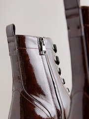 Marrón chocolate - Botas con cordones de Forever Comfort® - Imagen 8 de 9