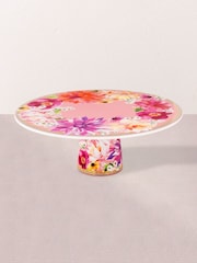 Maxwell & Williams Pink Teas and C's Dhalia Daze Footed Cake Stand - Image 1 of 2