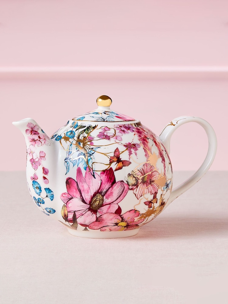 Maxwell & Williams White Estelle Michaelides Enchantment Teapot with Infuser - Image 1 of 2