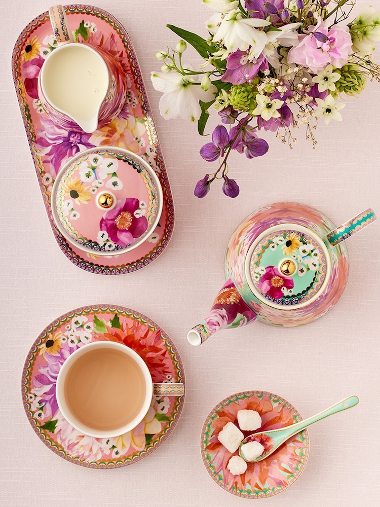 Maxwell & Williams Blue Teas and C's Dahlia Daze Teapot for One - Image 2 of 2