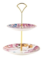 Maxwell & Williams Multi Estelle Michaelides Enchantment 2 Tiered Cake Stand - Image 2 of 2