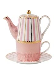 Maxwell & Williams Pink Teas and C's Regency Tea for One Set - Image 1 of 2