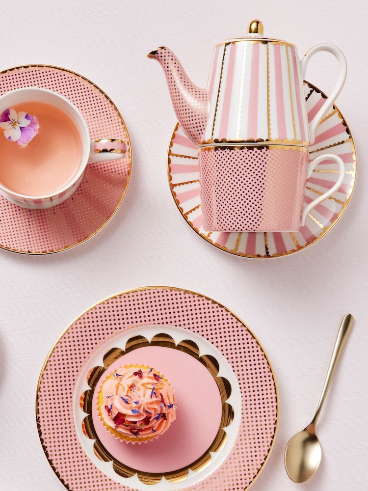 Maxwell & Williams Pink Teas and C's Regency Tea for One Set - Image 2 of 2