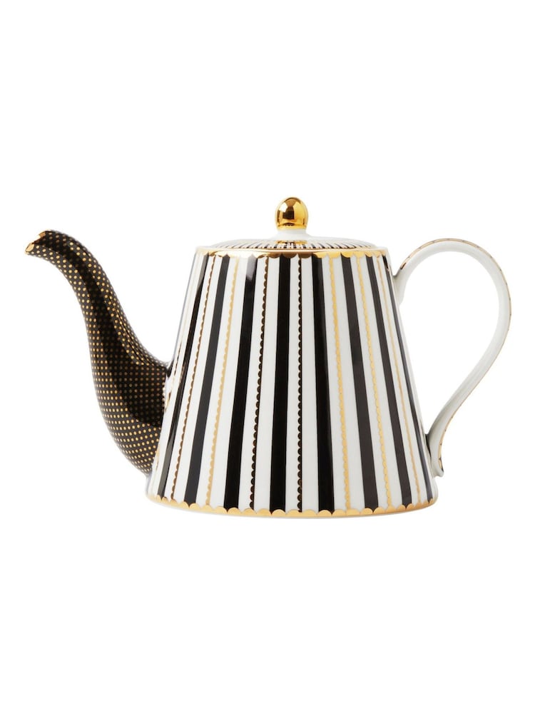 Maxwell & Williams Black Teas and C's Regency Teapot with Infuser 1L - Image 2 of 2