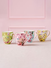 Maxwell Williams Set of 4 Multi Estelle Michaelides Enchantment Coupe Mugs - Image 1 of 2