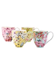 Maxwell Williams Set of 4 Multi Estelle Michaelides Enchantment Coupe Mugs - Image 2 of 2