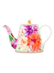 Maxwell & Williams Blue Teas and C's Dhalia Daze 500ml Teapot with Infuser - Image 2 of 2