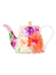 Maxwell & Williams Blue Teas and C's Dhalia Daze 1L Teapot with Infuser - Image 2 of 2