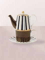 Maxwell & Williams Black Teas and C's Regency Teapot for One - Image 1 of 2
