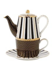 Maxwell & Williams Black Teas and C's Regency Teapot for One - Image 2 of 2