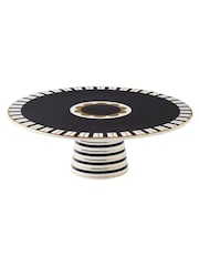 Maxwell & Williams Black Teas and C's Regency Footed Cake Stand - Image 2 of 2