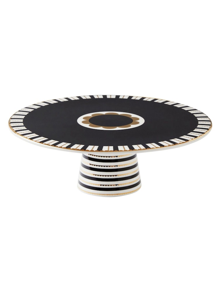 Maxwell & Williams Black Teas and C's Regency Footed Cake Stand - Image 2 of 2
