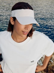 self. Cream Sports Visor Hat - Image 2 of 9