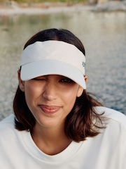 self. Cream Sports Visor Hat - Image 4 of 9