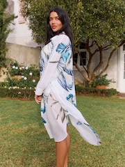 Blue Kew Gardens Longline Shirt - Image 5 of 8