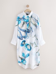 Blue Kew Gardens Longline Shirt - Image 6 of 8