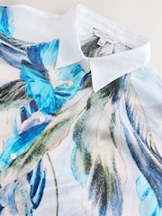 Blue Kew Gardens Longline Shirt - Image 7 of 8