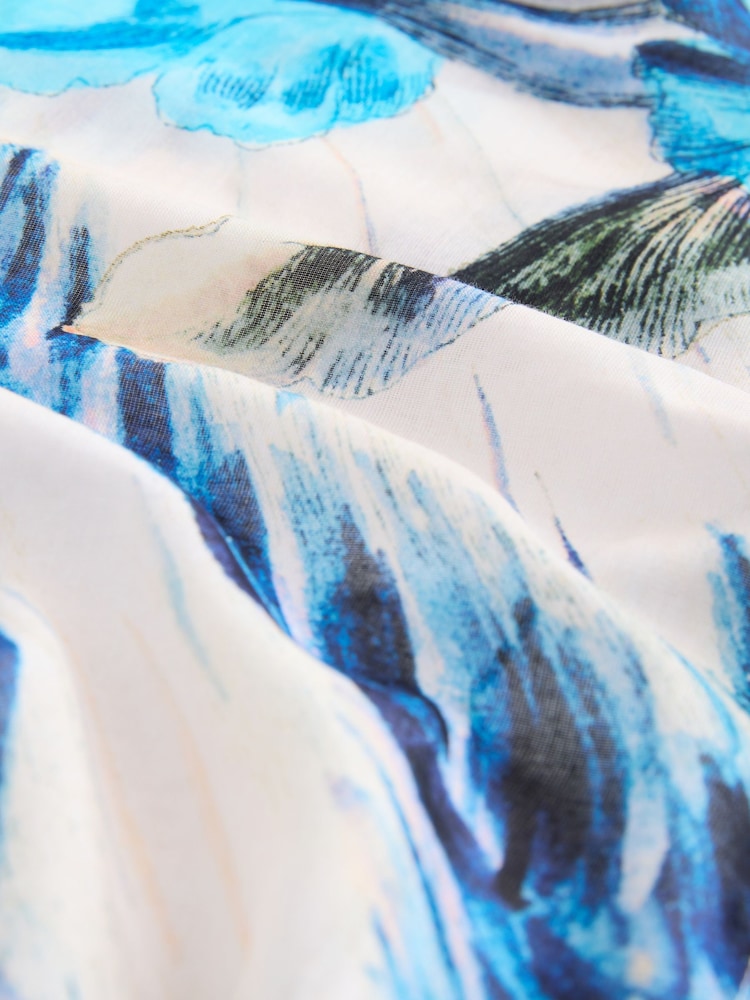 Blue Kew Gardens Longline Shirt - Image 8 of 8