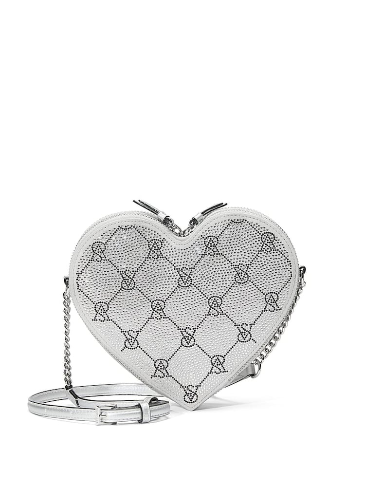 Victoria's Secret Silver Rhinestone Crossbody Bag - Image 1 of 4