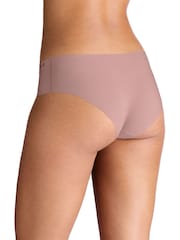 Under Armour Pink No Show Pure Stretch Hipster Printed Knickers 3 Pack - Image 5 of 5