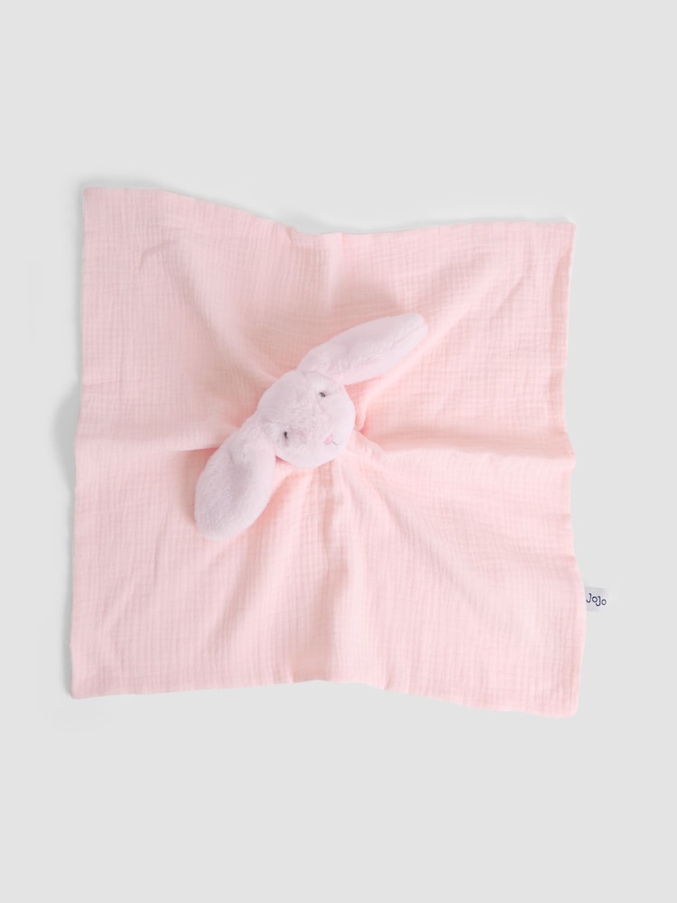 JoJo Maman Bébé Bella Bunny Muslin Comforter - Image 2 of 2