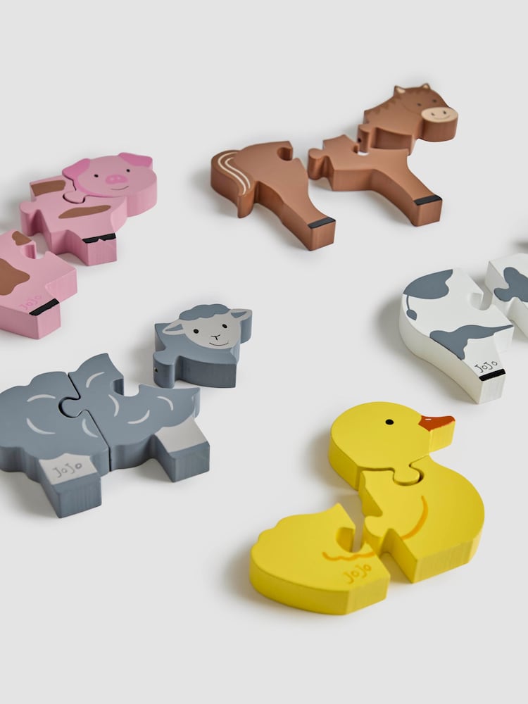 Jojo Maman Bébé Farm Puzzle Set - Image 2 of 2 Jojo Maman Bébé Farm Puzzle Set - Image 2 of 2