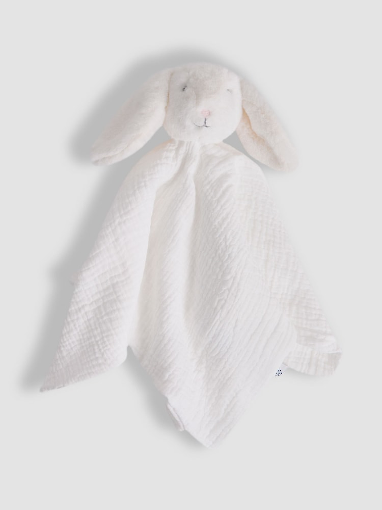 JoJo Maman Bébé Betsy Bunny Muslin Comforter - Image 1 of 2