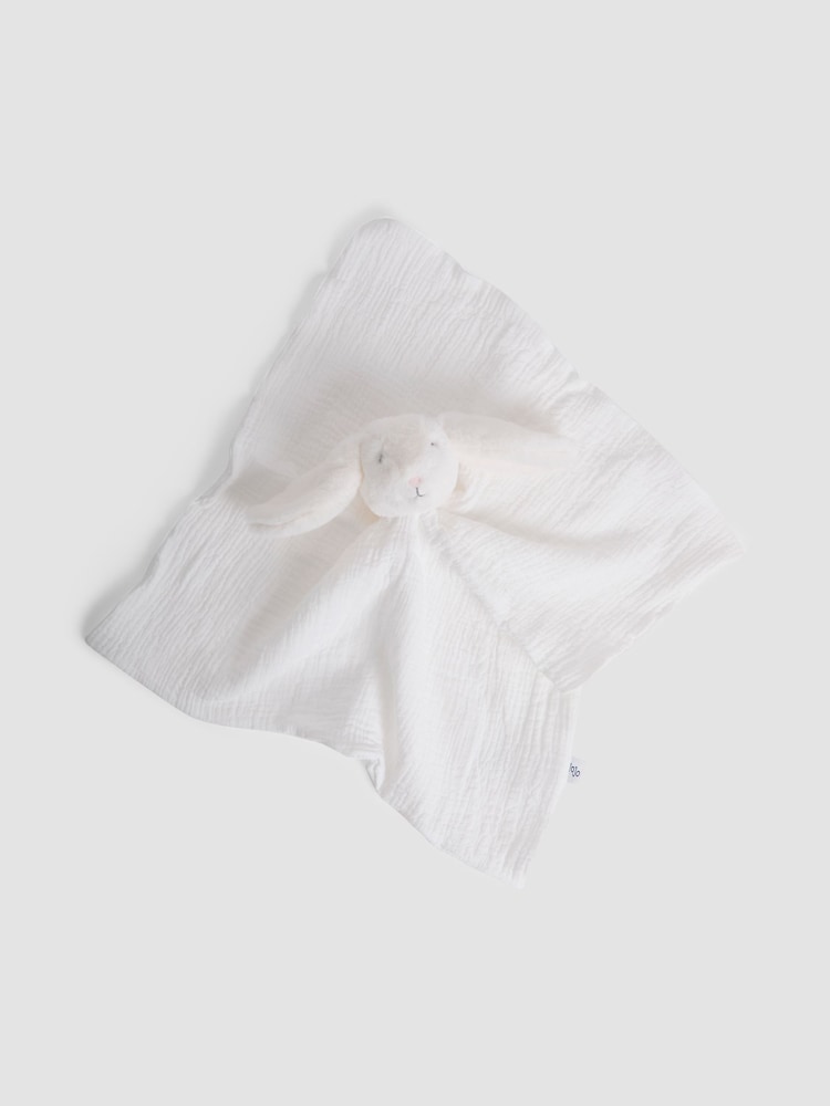 JoJo Maman Bébé Betsy Bunny Muslin Comforter - Image 2 of 2