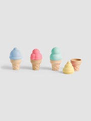 JoJo Maman Bébé Silicone Ice Cream Bath Toys - Image 1 of 5