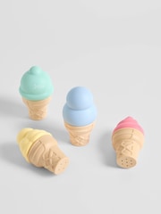 JoJo Maman Bébé Silicone Ice Cream Bath Toys - Image 4 of 5