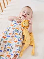JoJo Maman Bébé Velour Lion Comforter - Image 1 of 4
