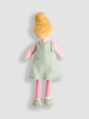 JoJo Maman Bébé Green Pinafore Ragdoll - Image 2 of 4