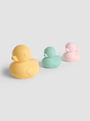 JoJo Maman Bébé Set of 3 Silicone Bath Ducks - Image 2 of 4