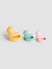 JoJo Maman Bébé Set of 3 Silicone Bath Ducks - Image 3 of 4