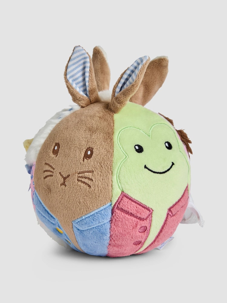 JoJo Maman Bébé Peter Rabbit & Friends Plush Ball - Image 1 of 7 JoJo Maman Bébé Peter Rabbit & Friends Plush Ball - Image 1 of 7