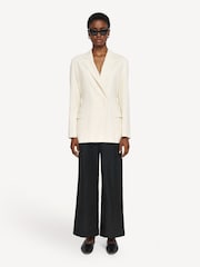 Joseph Black Thurlow Wide Leg Silk Trousers - Image 1 of 5